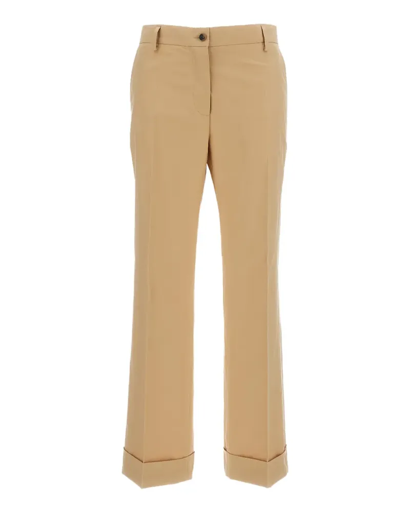 Alberto Biani buttoned trousers - Braun Braun