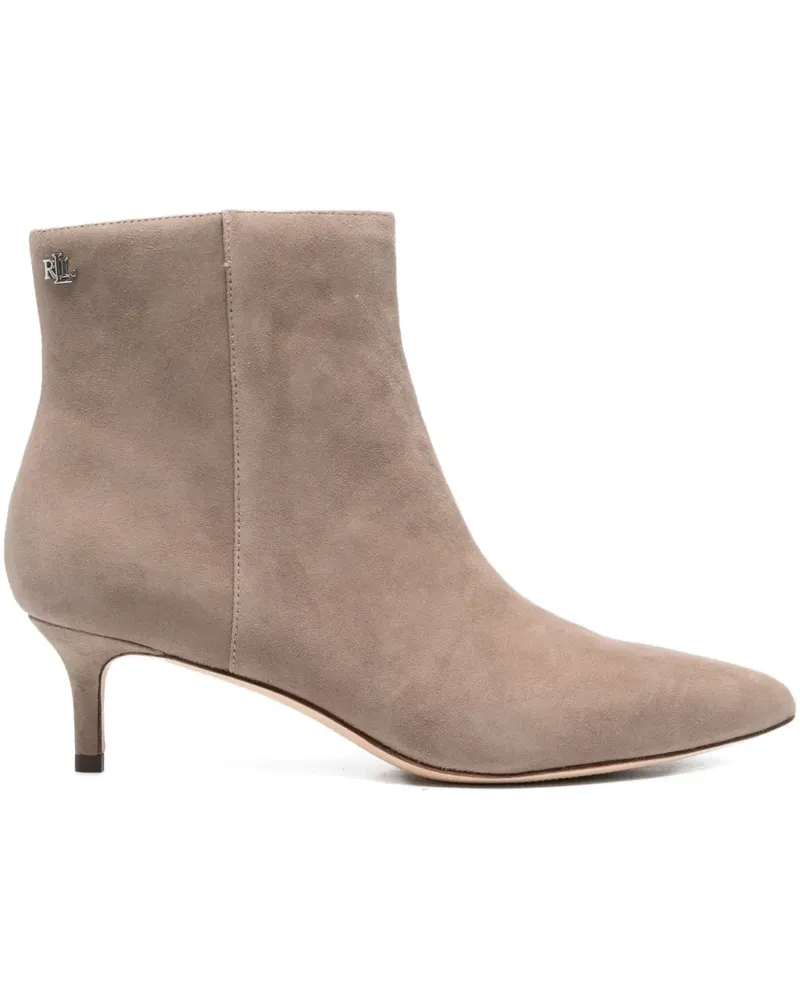 Ralph Lauren Stiefel mit spitzer Kappe 50mm - Nude Nude