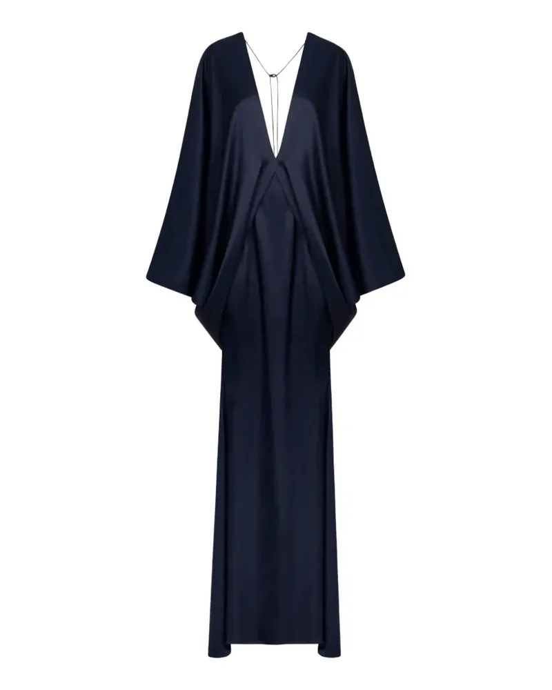 Taller Marmo Butterfly Maxikleid - Blau Blau