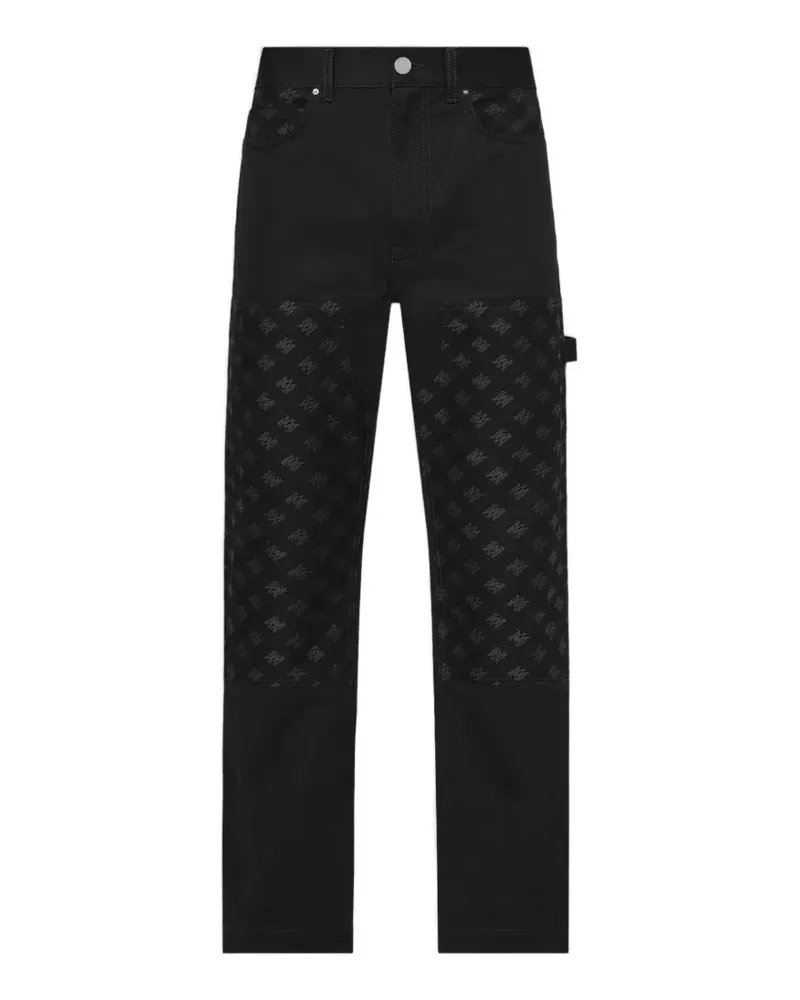 Amiri Jeans mit geradem Bein - Schwarz Schwarz