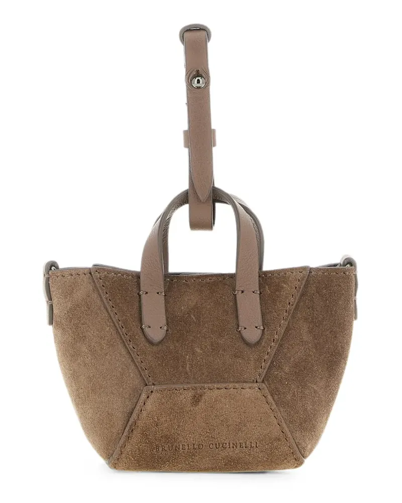 Brunello Cucinelli micro BC Duo tote bag - Braun Braun