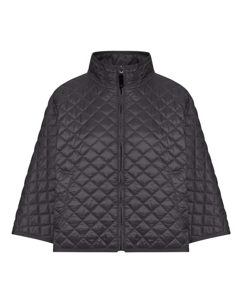 Max Mara Gesteppte Dolphin Jacke mit Stehkragen - Schwarz Schwarz
