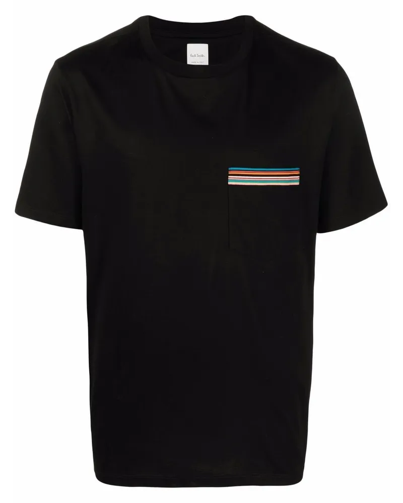 Paul Smith T-Shirt mit Brusttasche Schwarz