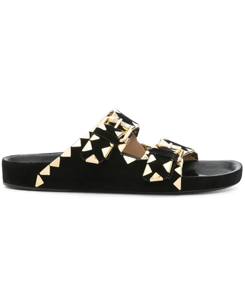 Isabel Marant Lennyo Pantoletten - Schwarz Schwarz