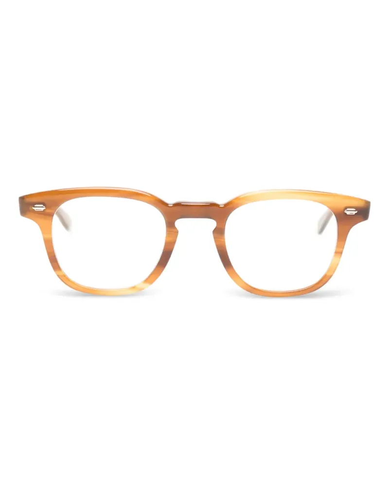 Garrett Leight Sherwood square-frame glasses - Braun Braun