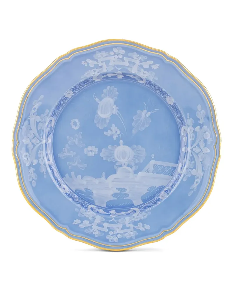 Ginori 1735 Oriente Italiano scalloped plates (set of two) - Blau Blau