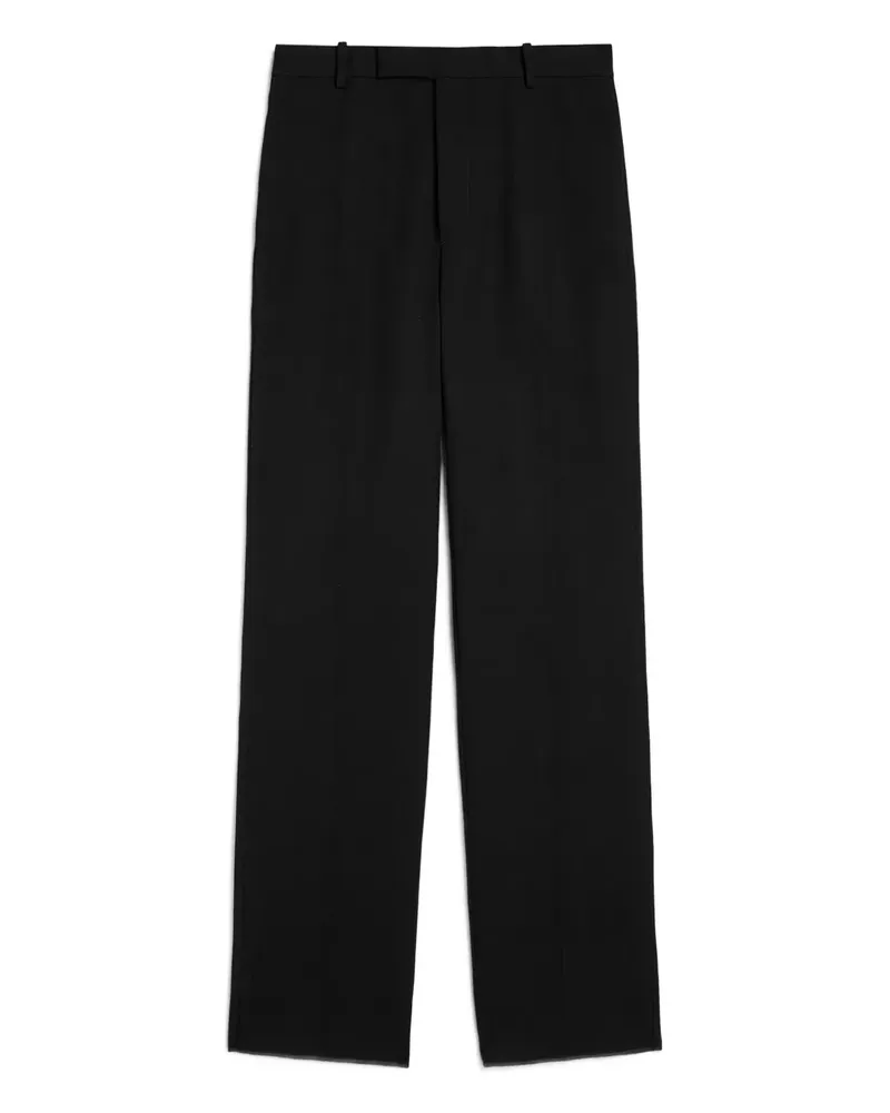 Jil Sander Hose aus Gabardine - Schwarz Schwarz