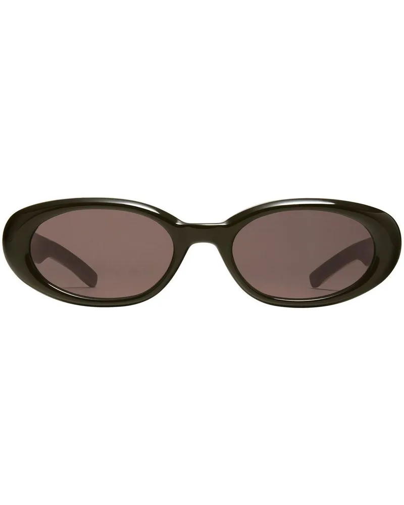 Gentle Monster Sonnenbrille mit ovalem Gestell - Braun Braun
