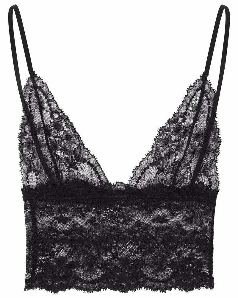 Dolce & Gabbana Spitzen-BH mit Spaghettiträgern - Schwarz Schwarz