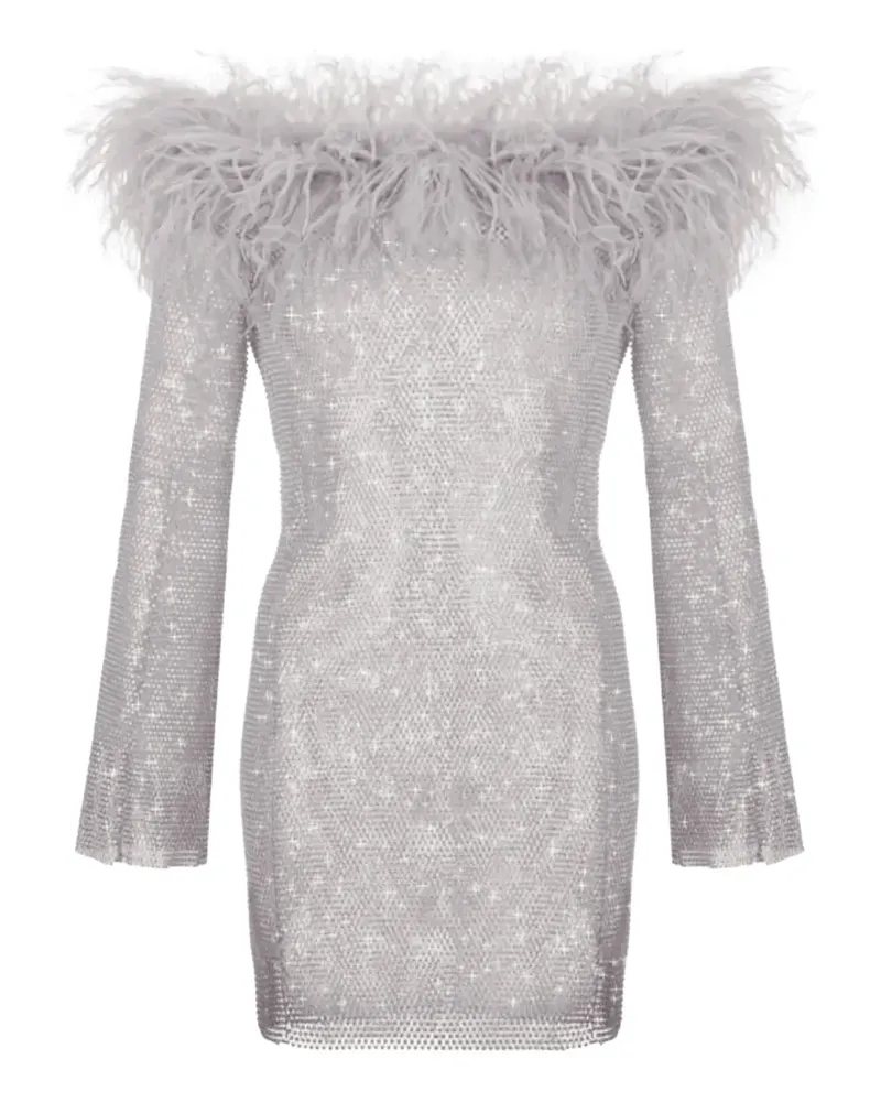 SANTA Brands crystal mini dress - Grau Grau