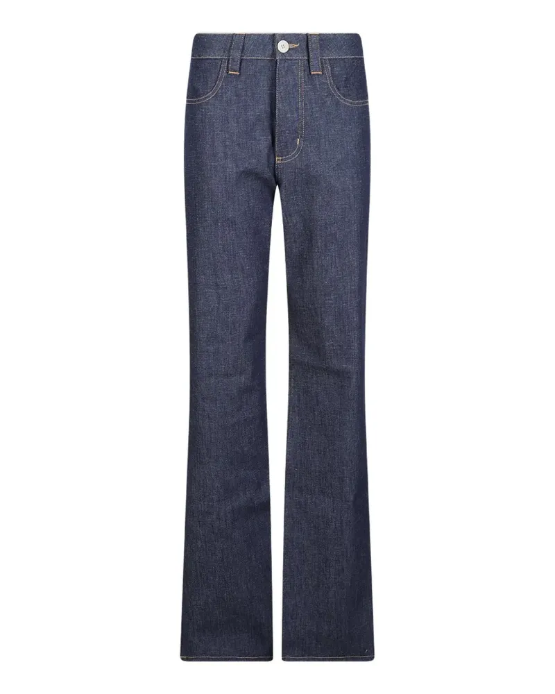 Second Female straight-leg denim jeans - Blau Blau