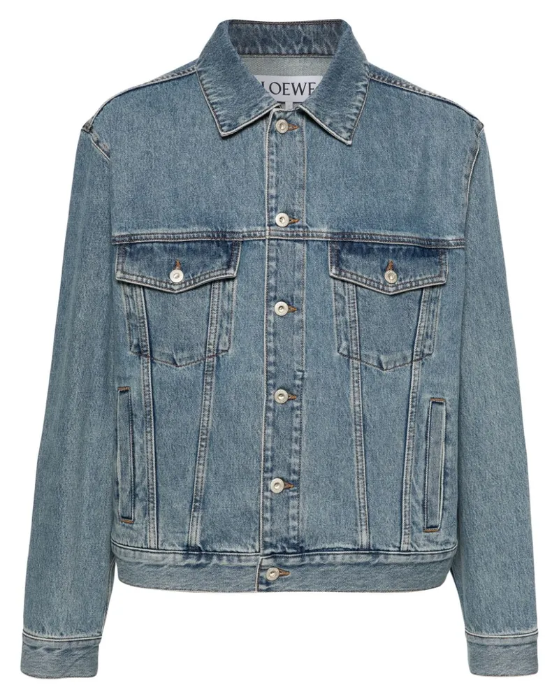 Loewe Anagram Jeansjacke - Blau Blau