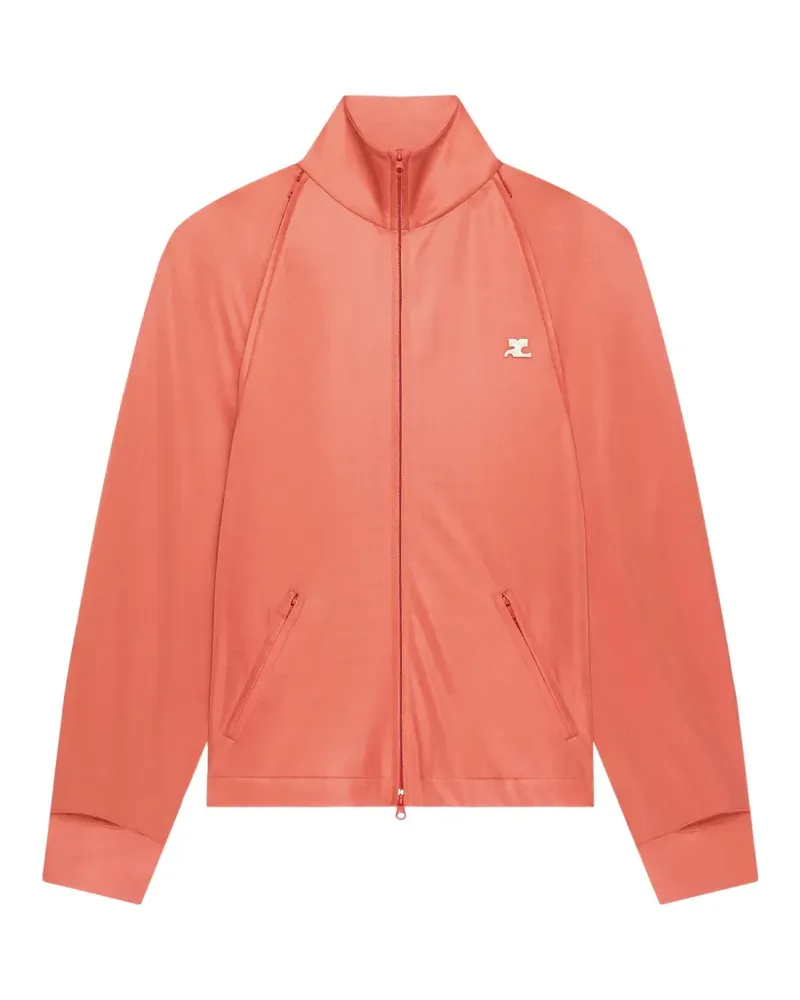 Courrèges Sweatshirt mit Reißverschluss - Orange Orange