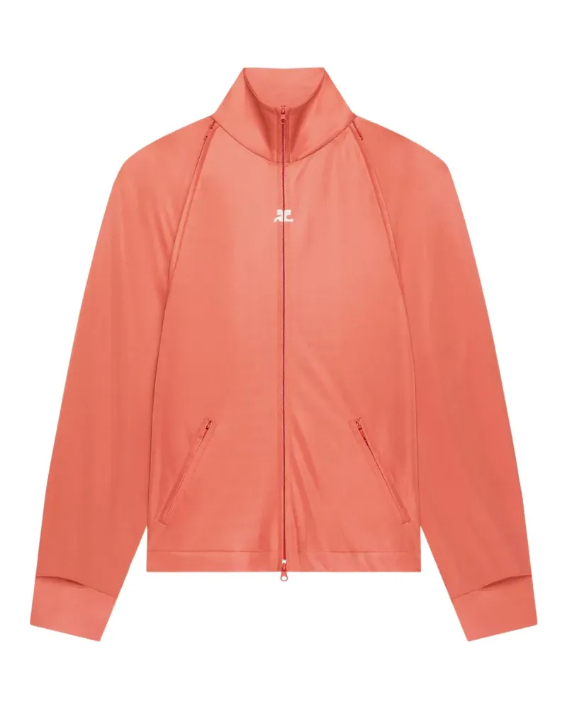 Courrèges Sweatshirt mit Reißverschluss - Orange Orange