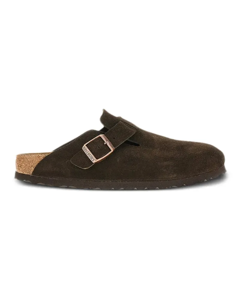 Birkenstock Boston Sandalen aus Wildleder - Braun Braun