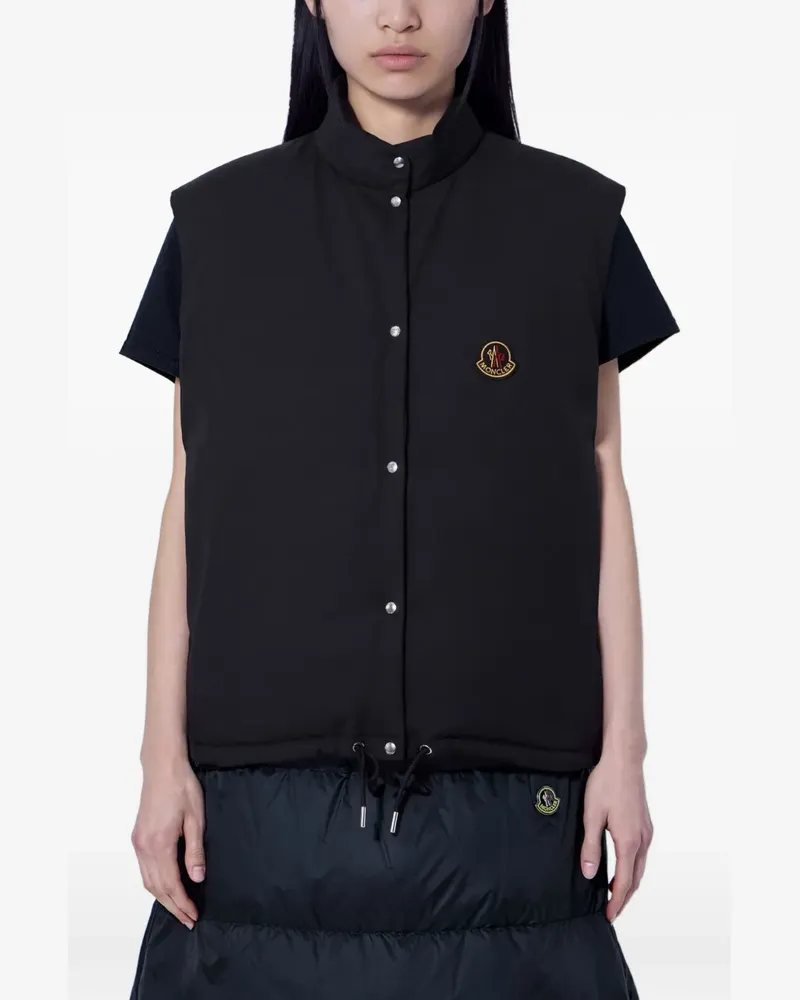 Moncler Tibb reversible down gilet - Schwarz Schwarz