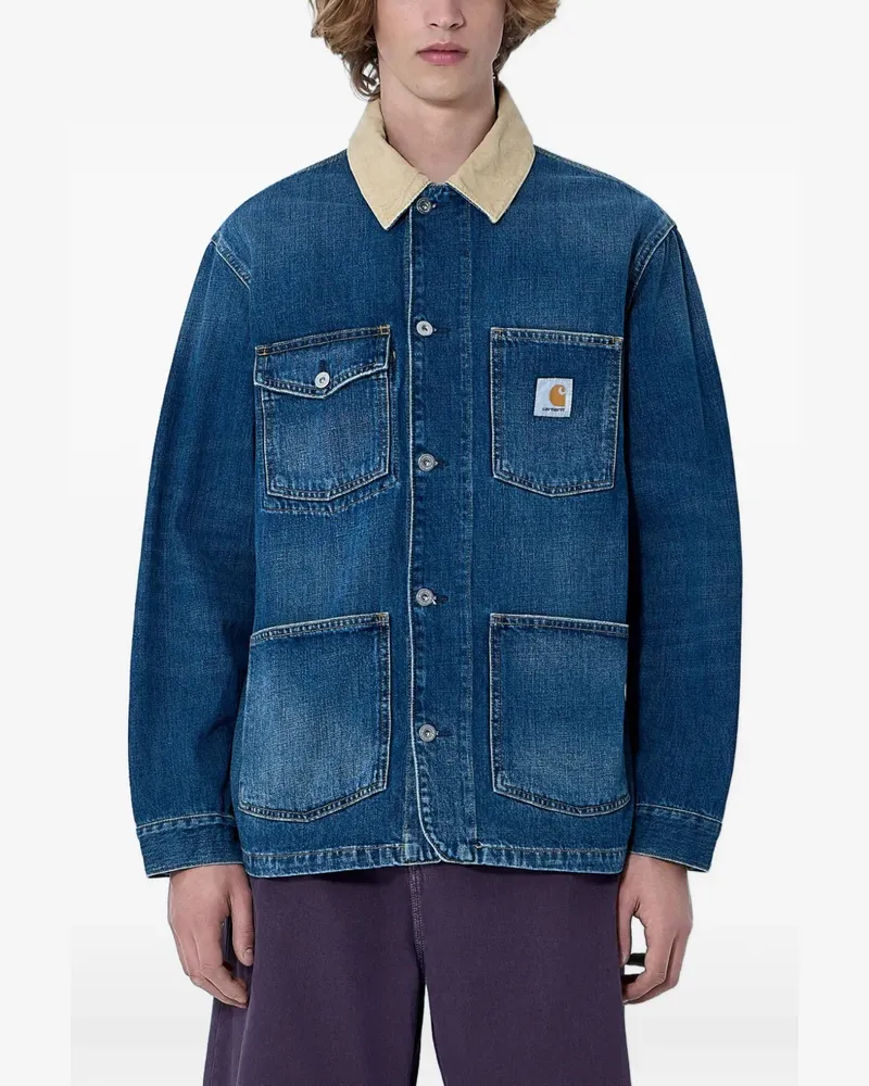 Carhartt WIP long-sleeve patch-pocket jacket - Blau Blau