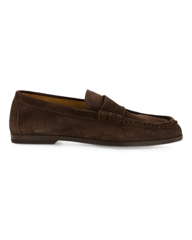 Common Projects penny-strap suede loafers - Braun Braun
