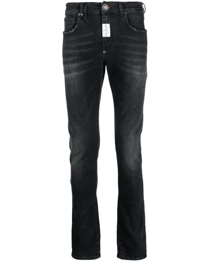 Philipp Plein Klassische Skinny-Jeans - Schwarz Schwarz
