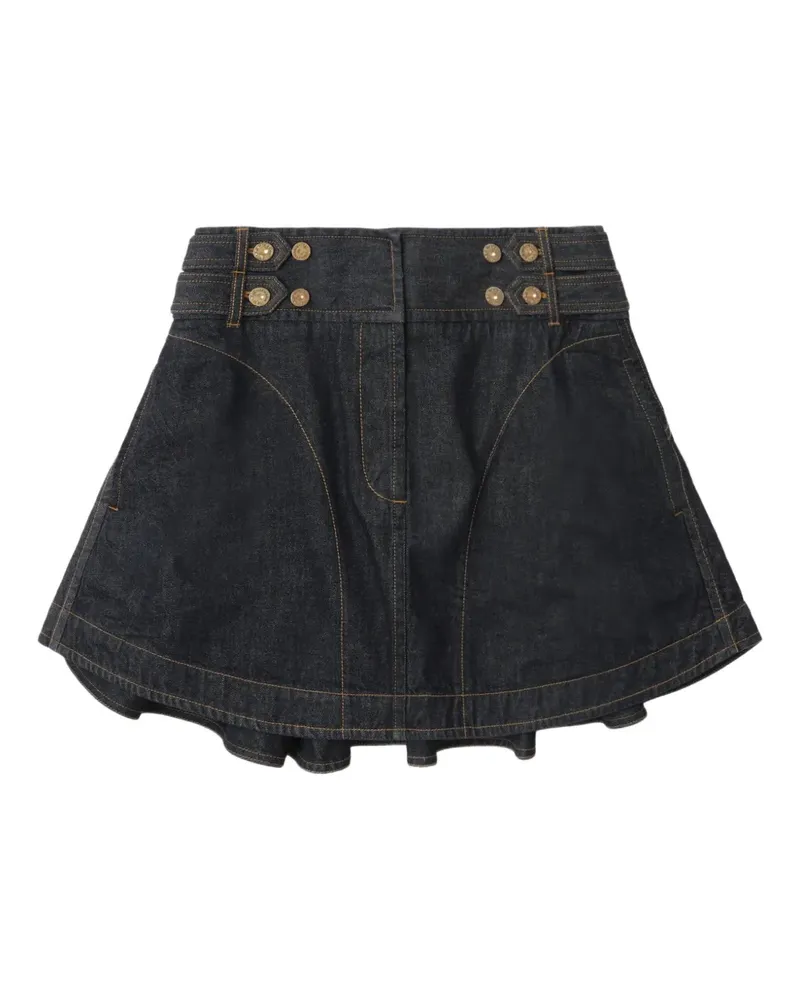 Zimmermann ZIM DENIM CARGO MINI SKIRT NIGHT SKY - Blau Blau