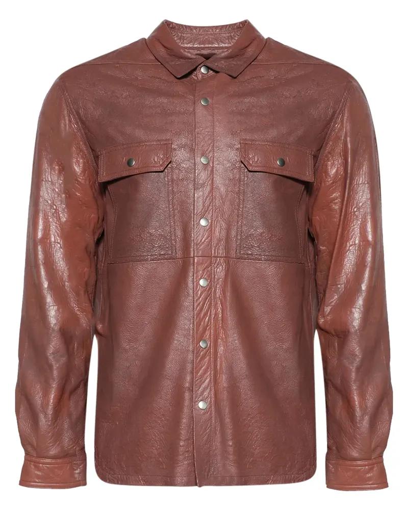 Rick Owens Hemd im Oversized-Look - Braun Braun