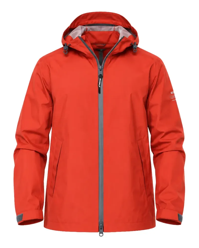 ECOALF Diluvio hooded jacket - Rot Rot