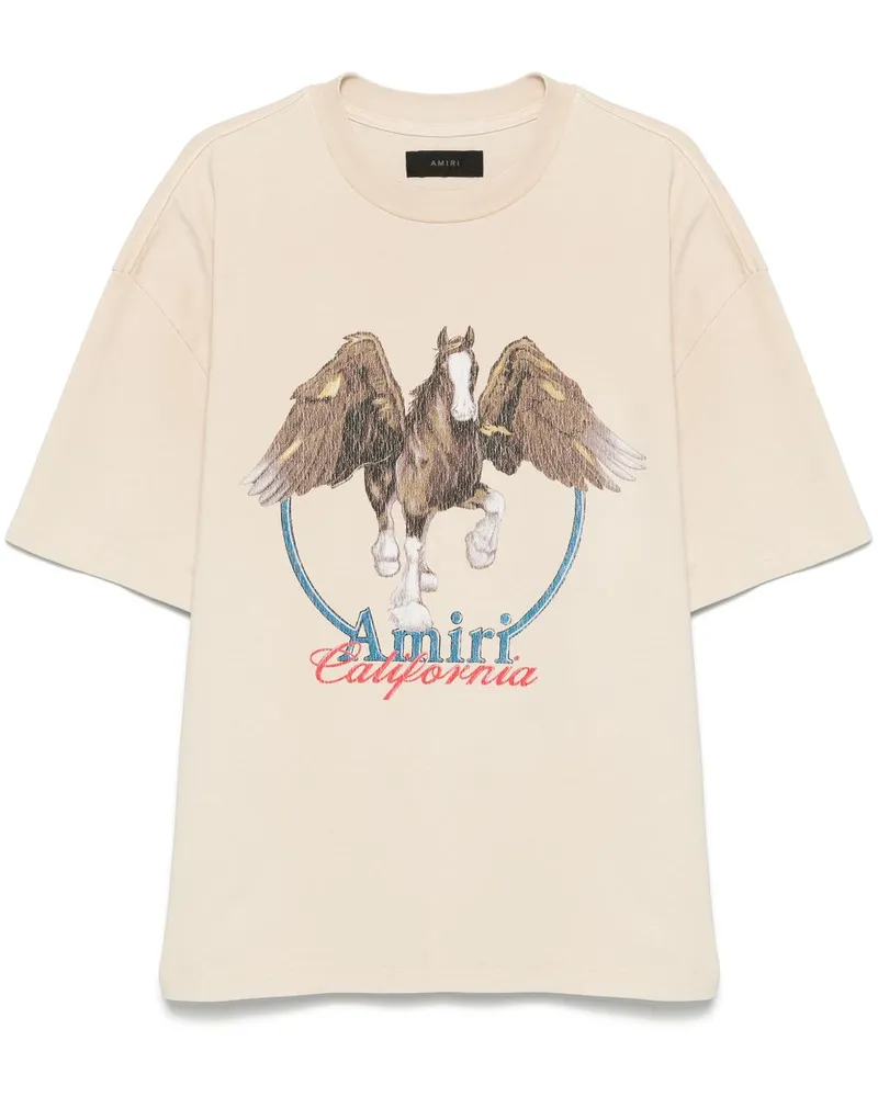 Amiri Pegasus T-Shirt - Nude Nude