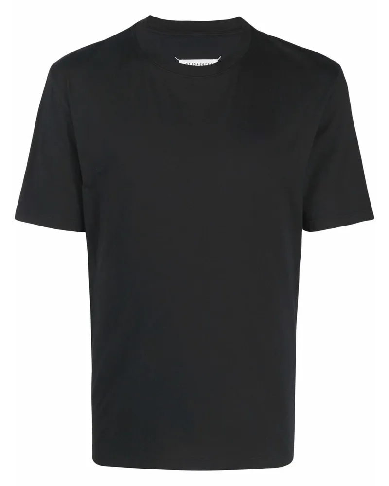 Maison Margiela T-Shirt mit Rundhalsausschnitt - Schwarz Schwarz