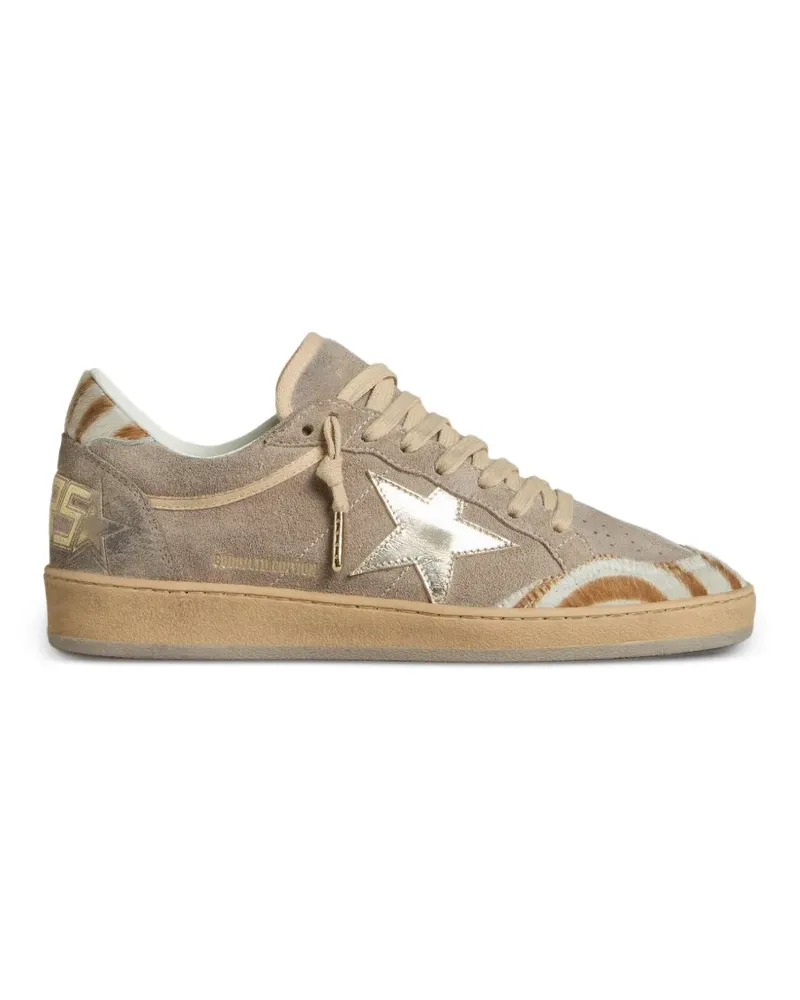 Golden Goose Ball Star Sneakers aus Wildleder - Nude Nude