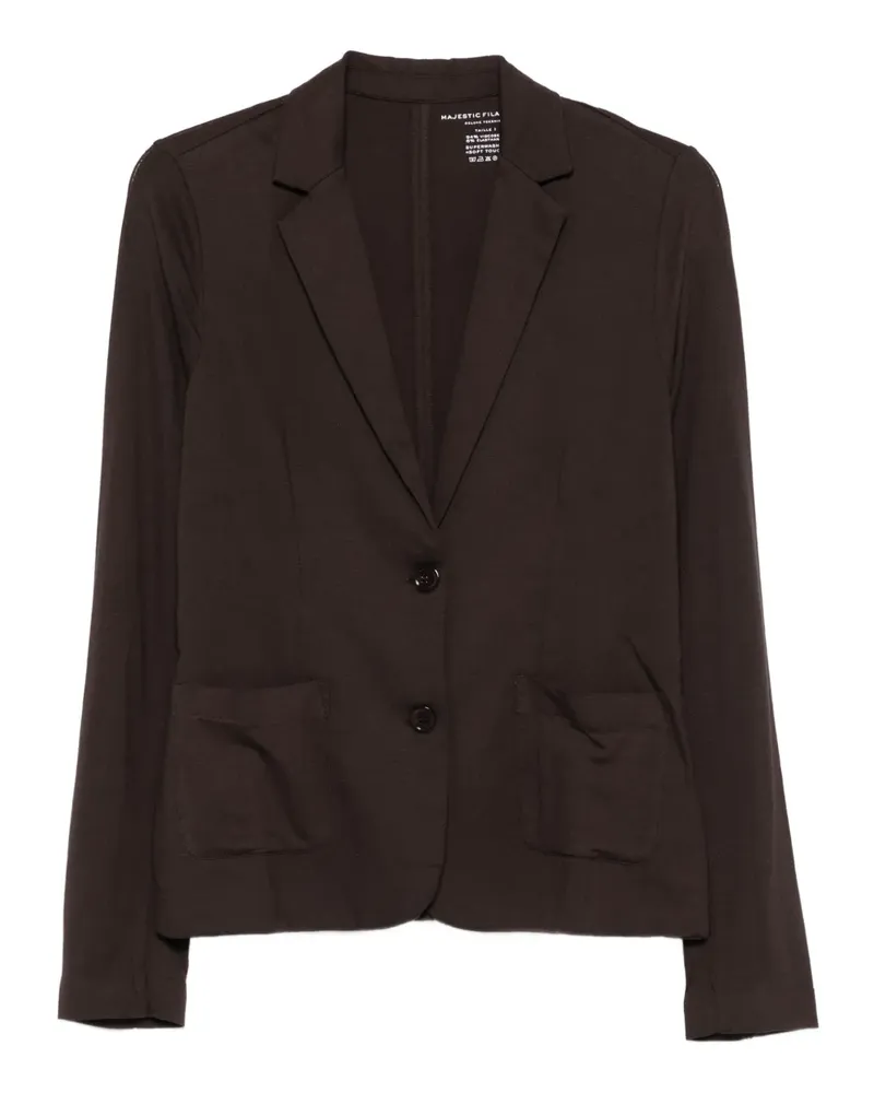 Majestic Schmale Jacke - Braun Braun