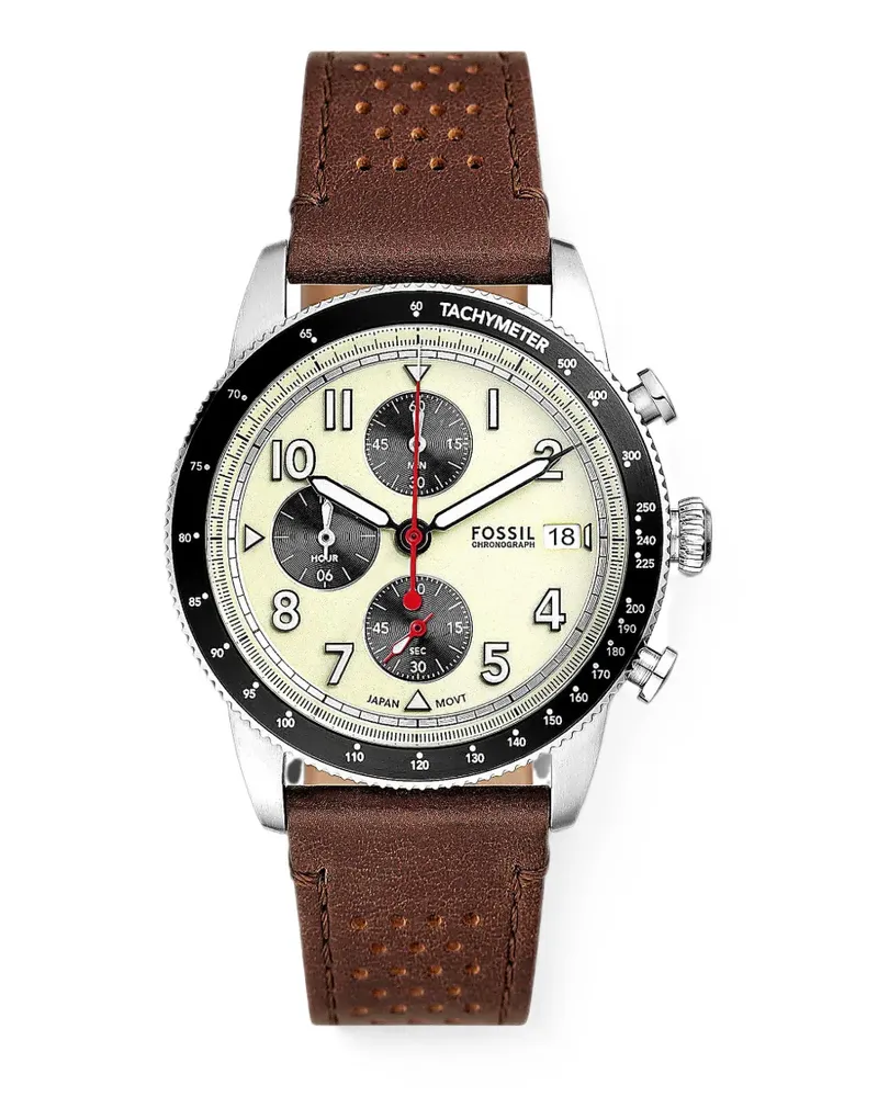 Fossil Sport Tourer Chronograph 42mm watch - Nude Nude