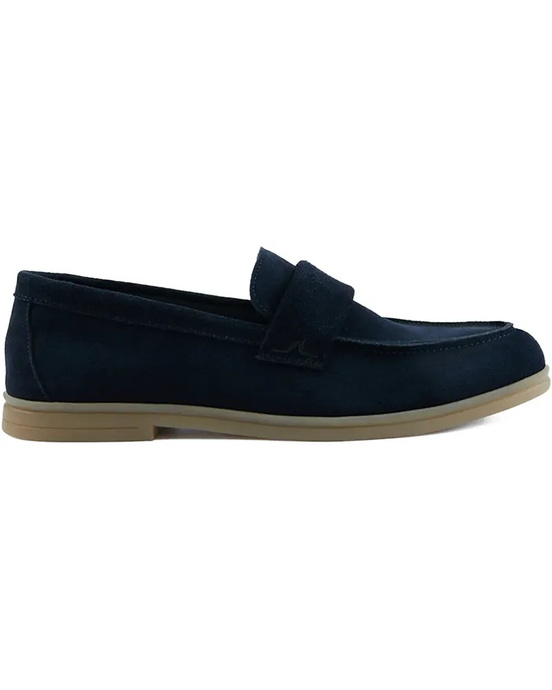 Paul & Shark Riviera Loafer aus Wildleder - Blau Blau
