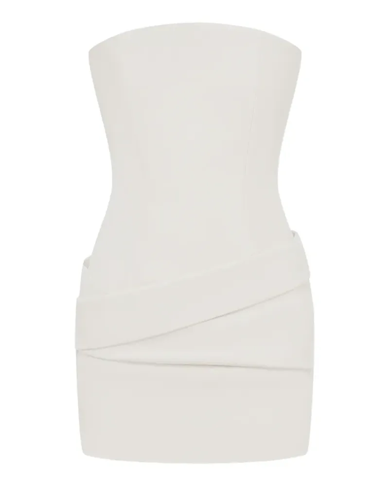 Alex Perry Drapiertes Minikleid - Nude Nude