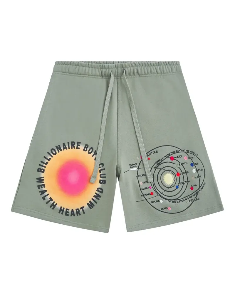 Billionaire Boys Club Aura Shorts mit grafischem Print - Grün Grün