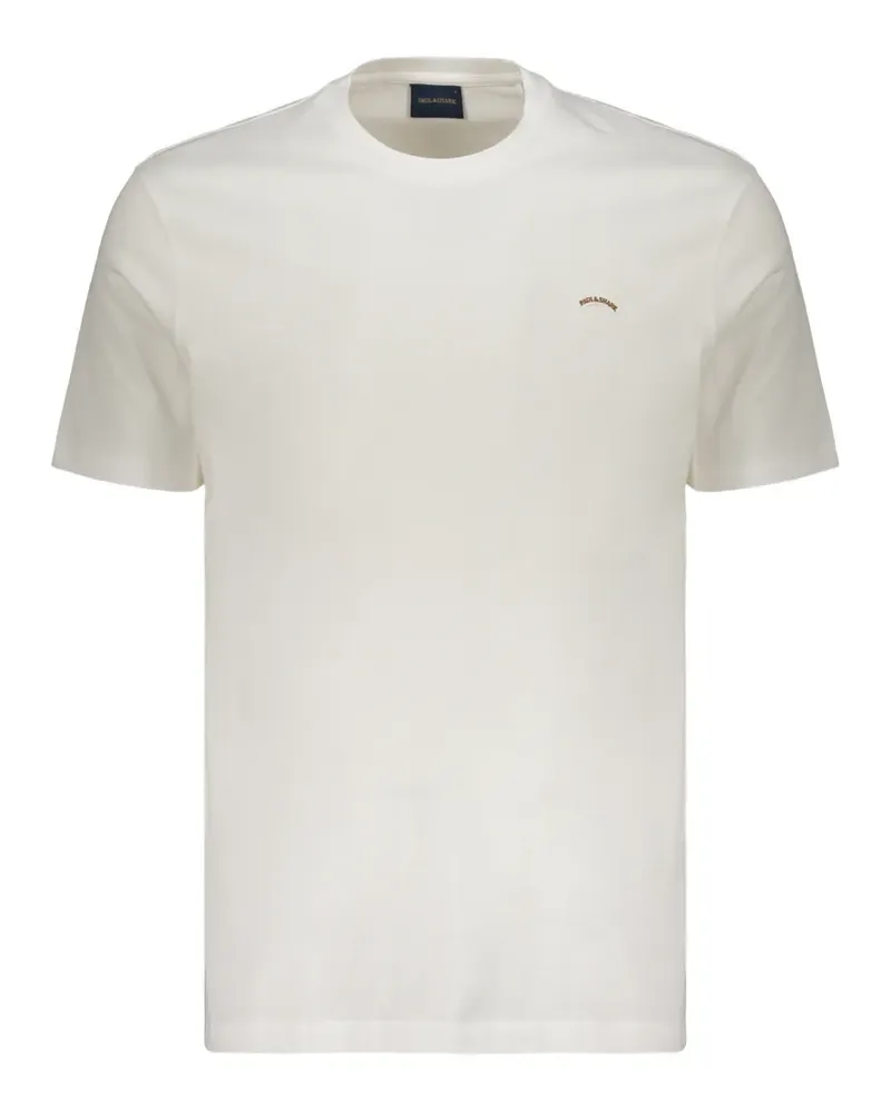 Paul & Shark logo-patch short-sleeve T-shirt - Weiß Weiß