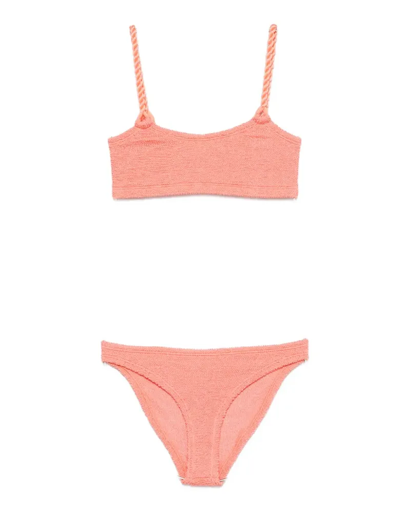Hunza G Phoebe seersucker bikini - Rosa Rosa