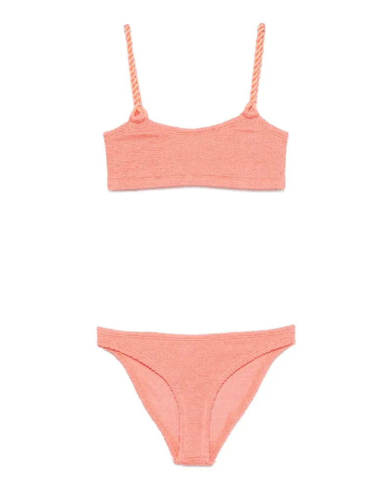 Hunza G Phoebe seersucker bikini - Rosa Rosa