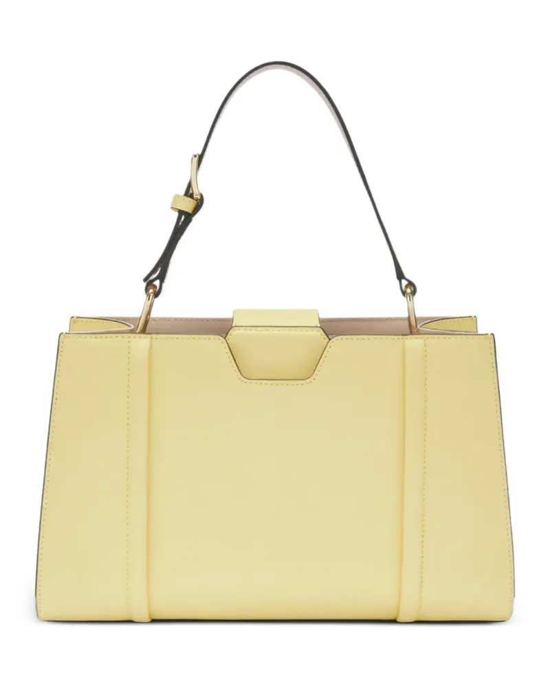 Furla Shopper aus gekörntem Leder - Gelb Gelb