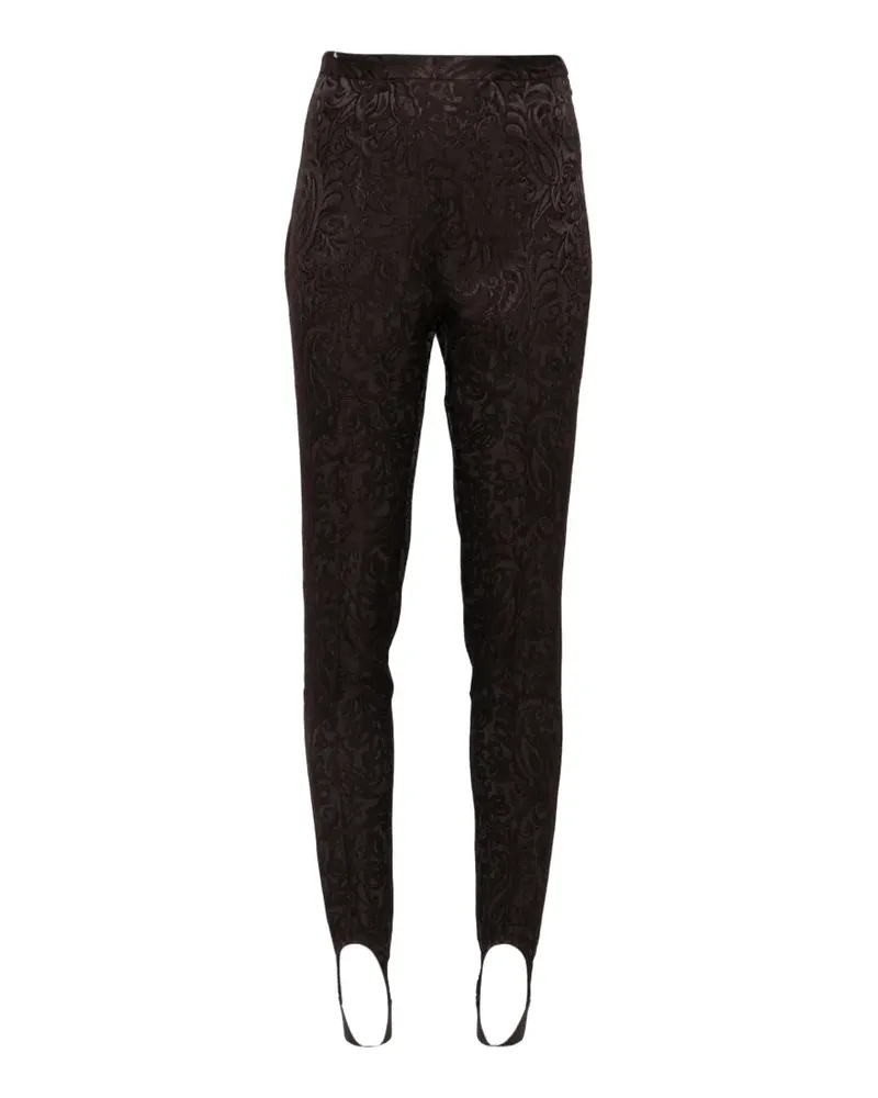 ALEMAIS Adeline Hose aus Paisley-Jacquard - Braun Braun