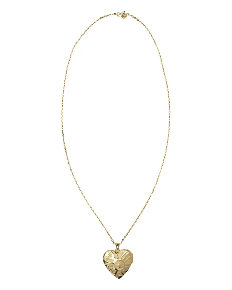 Emilio Pucci heart pendant necklace - Gold Gold