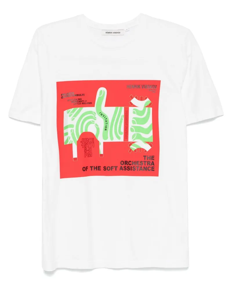 Henrik Vibskov The Orchestra T-Shirt - Weiß Weiß