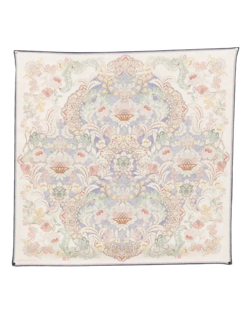 Zimmermann Seidenschal mit Print - Nude Nude