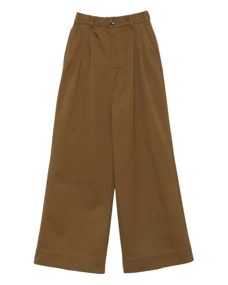 Soeur Plissierte Hose - Braun Braun