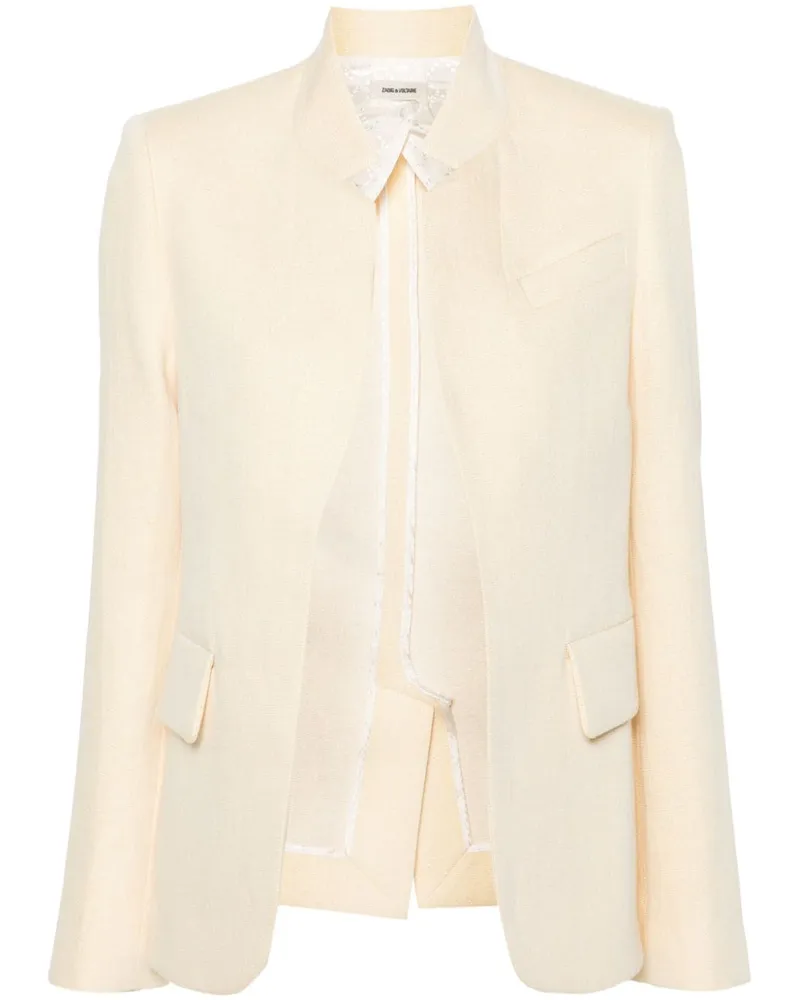 Zadig & Voltaire Einreihiger Very Blazer - Gelb Gelb