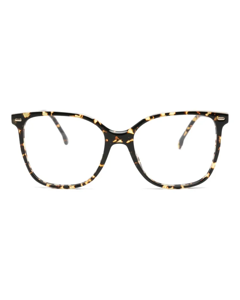 Carrera Eckige Brille in Schildpattoptik - Braun Braun