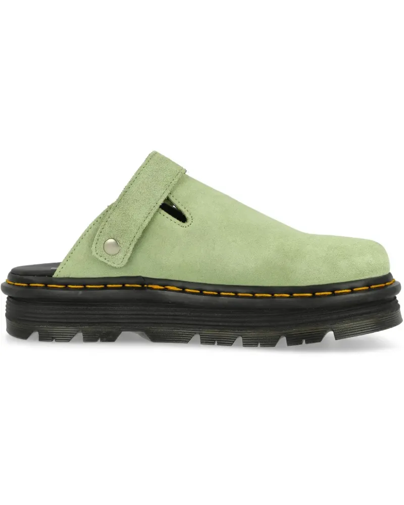 Dr.Martens Slipper mit Zickzackmuster - Grün Grün