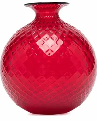 Venini Monofiori Balloton Vase Rot