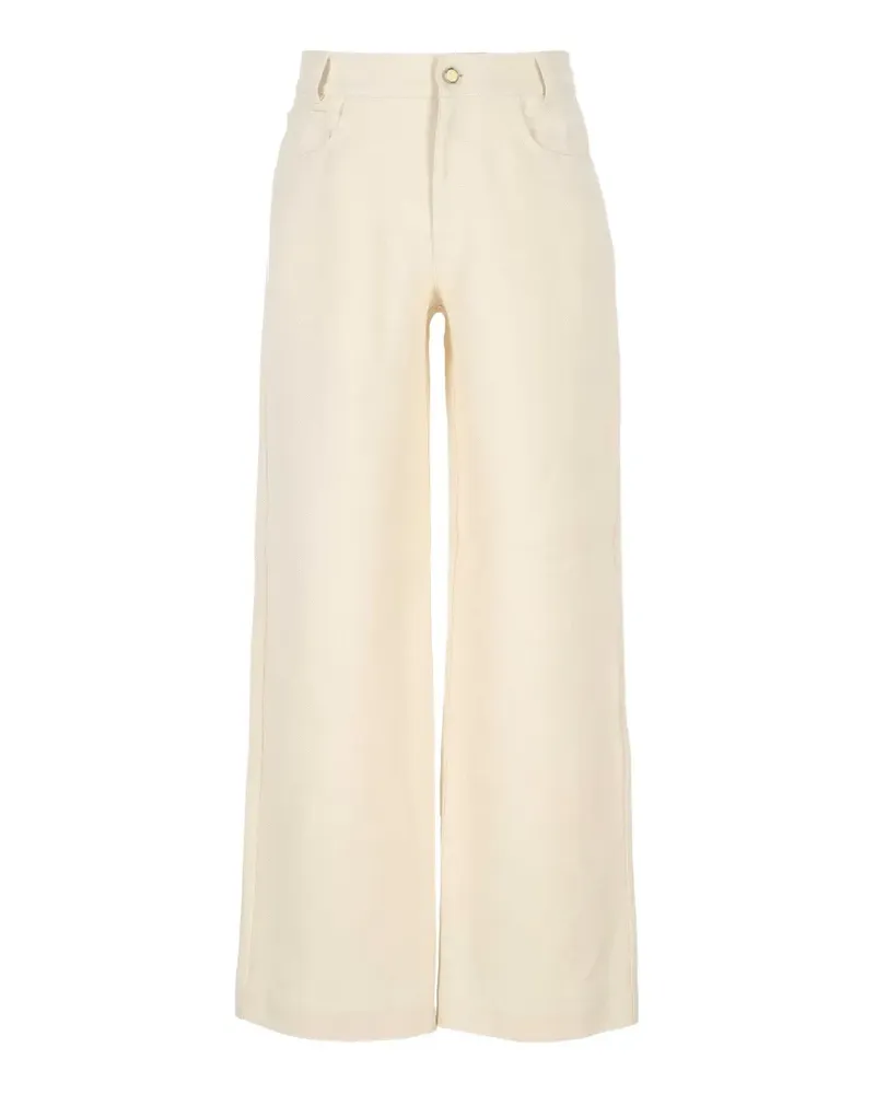 Umit Benan wide-leg trousers - Nude Nude