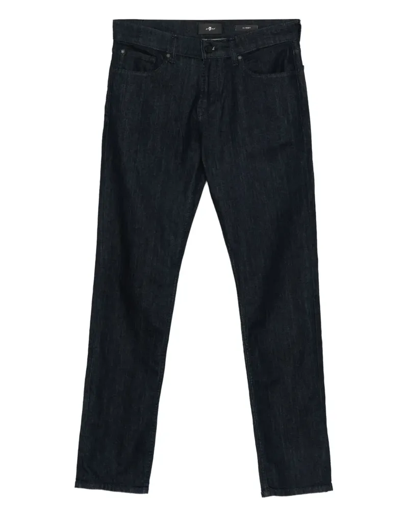 7 for all mankind Jeans mit Logo-Patch - Blau Blau