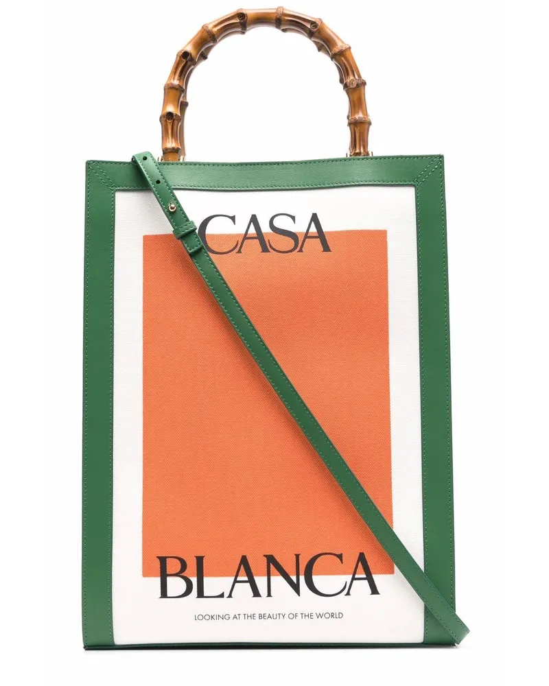 Casablanca Paris Handtasche mit Logo Orange